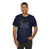 Nonbinary Pride Minimalist Floral Triangle T-Shirt