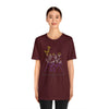 Nonbinary Pride Minimalist Floral Triangle T-Shirt