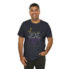 Nonbinary Pride Minimalist Floral Triangle T-Shirt
