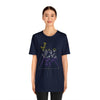 Nonbinary Pride Minimalist Floral Triangle T-Shirt
