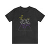 Nonbinary Pride Minimalist Floral Triangle T-Shirt
