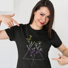 Nonbinary Pride Minimalist Floral Triangle T-Shirt